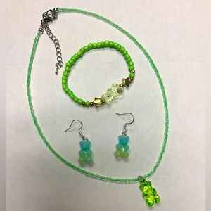 Children’s Teddy Bear Jewelry Set